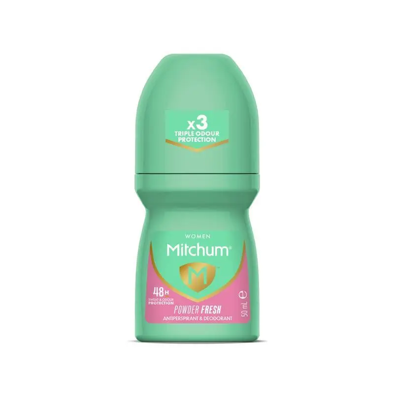 Mitchum for Women Anti-Perspirant Deodorant Powder Fresh Roll On 50ml