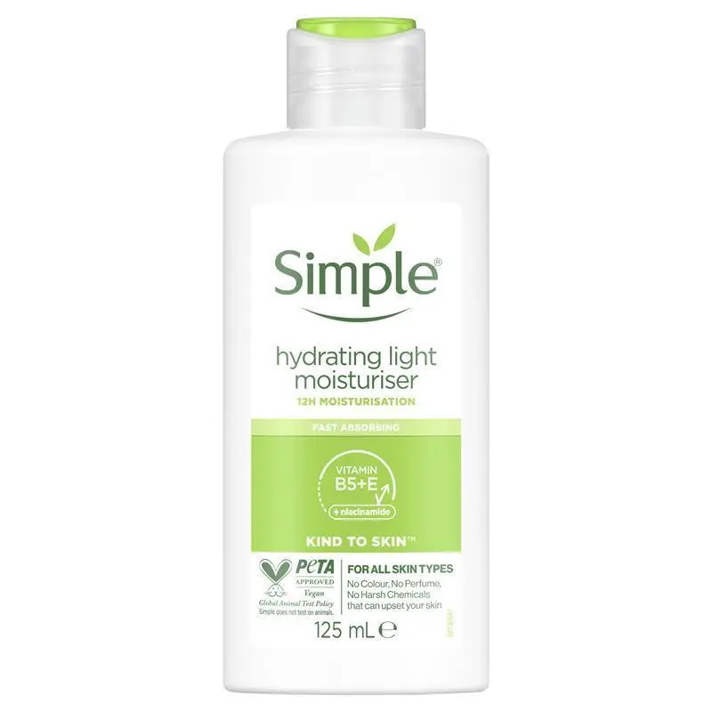 Simple Kind to Skin Hydrating Light Moisturiser 125ml