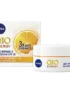 NIVEA Q10 Power + Vitamin C Energy Face Moisturiser SPF15 50ml