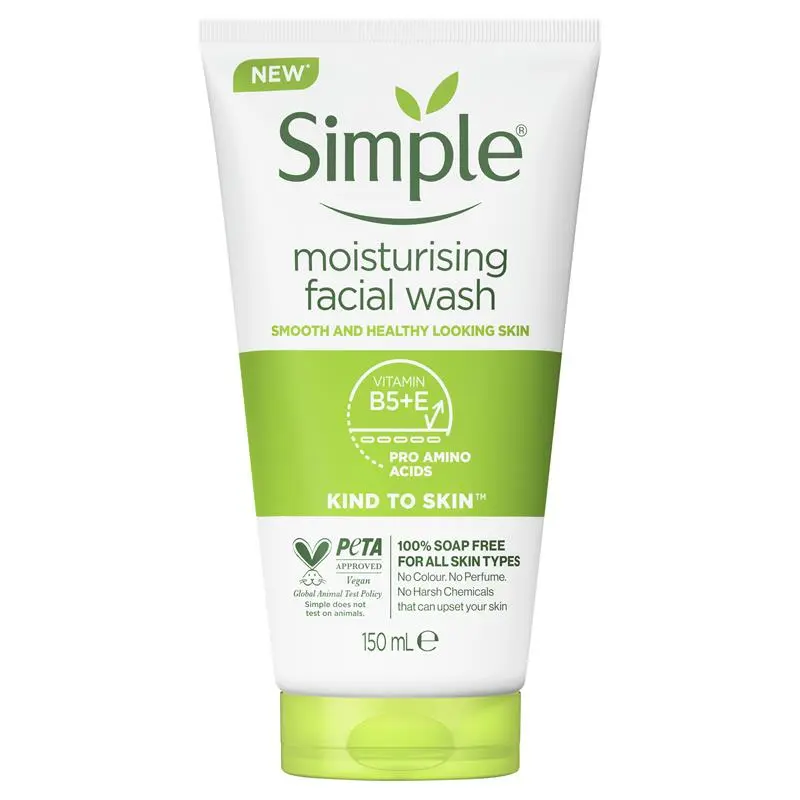 Simple Kind to Skin Moisturising Facial Wash 150ml