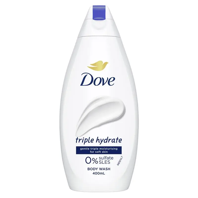 Dove Essential Care Body Wash Triple Hydrate 400ml