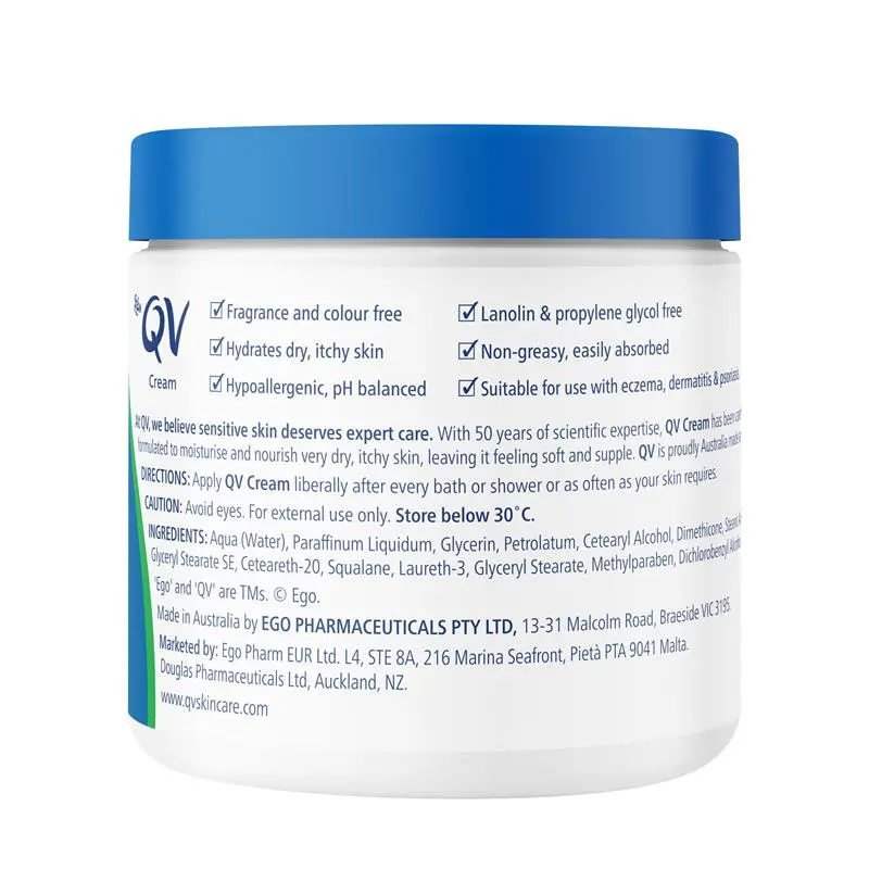 QV Skin Moisturising Cream 250g - Image 2
