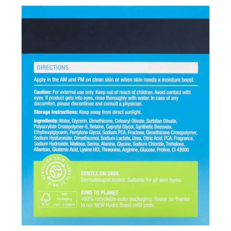 Neutrogena Hydro Boost Hyaluronic Acid Water Gel Moisturiser 50g - Image 4