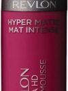 Revlon Ultra HD Lip Mousse Hyper Matte, Longwearing Creamy Liquid Lipstick in Plum/Berry, Crimson Sky (820), 0.2 oz