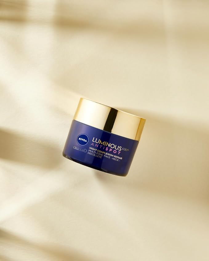 NIVEA Cellular Luminous 630 Anti-Pigment Spot Night Cream (50 ml), Night Face Cream for Pigment and Age Spots, Regenerating Night Cream with Hyaluronic - Image 6