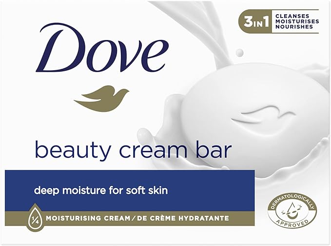 Dove Beauty Cream Bar Hand Soap with 1/4 Moisturising Cream for Soft and Smooth Hands 90 g - Image 3
