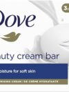 Dove Beauty Cream Bar Hand Soap with 1/4 Moisturising Cream for Soft and Smooth Hands 90 g
