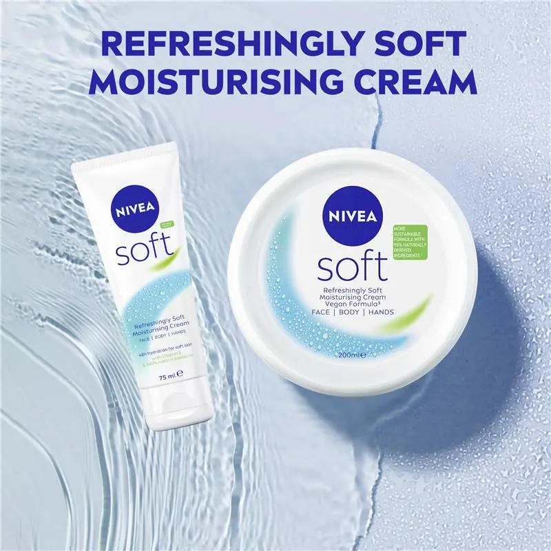Nivea Soft Light Moisturising Cream 200ml - Image 8