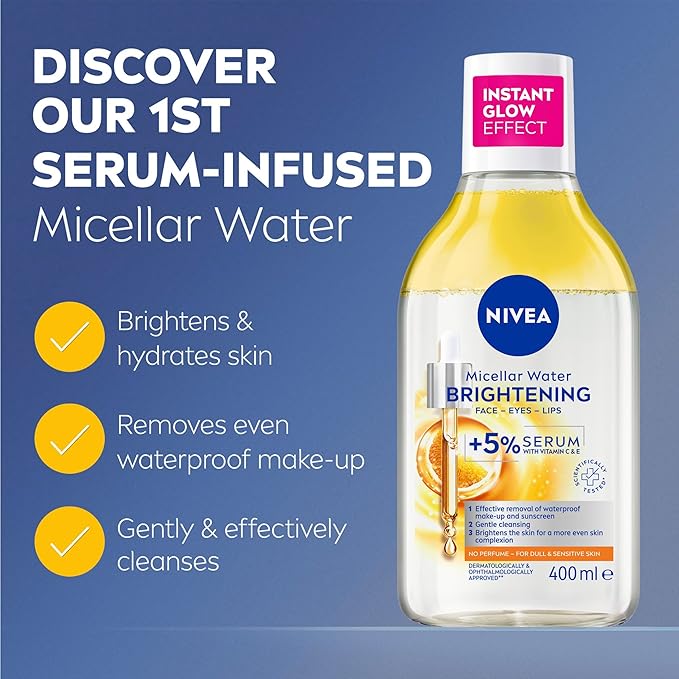 Nivea Micellar Water Brightening Cleanser 150ml - Image 2