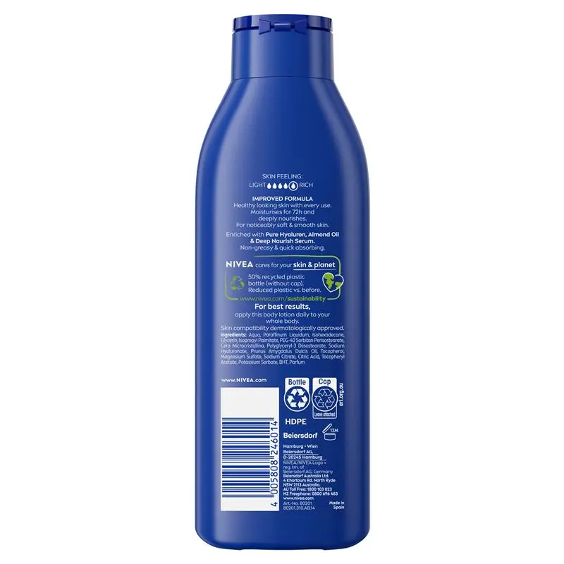 NIVEA Rich Nourishing Body Lotion 250ml - Image 2