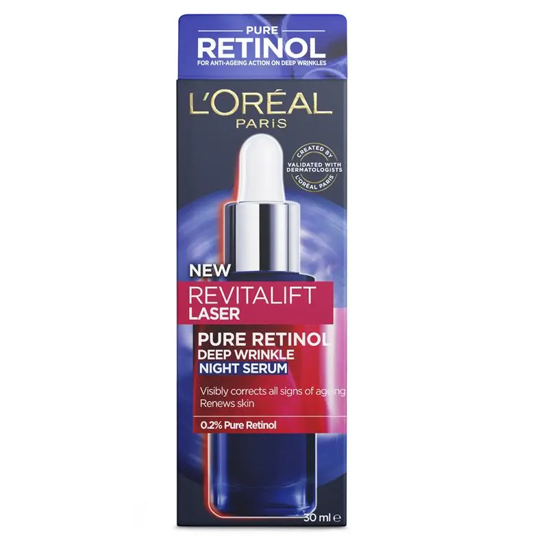 L'Oreal Paris Revitalift Laser Pure Retinol Night Serum 30ml - Image 8