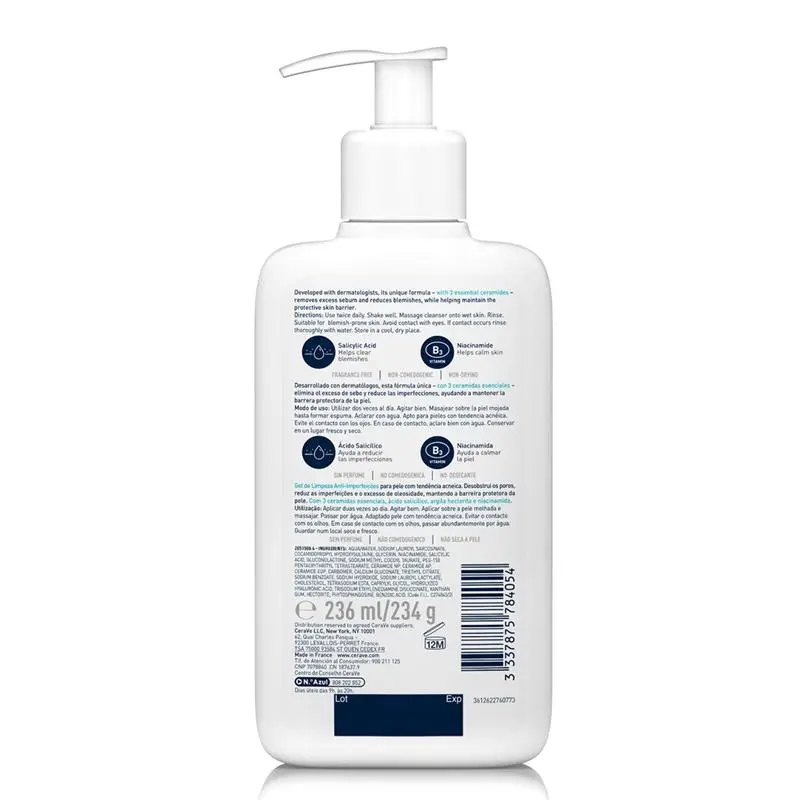CeraVe Blemish Control Cleanser 236ml - Image 3