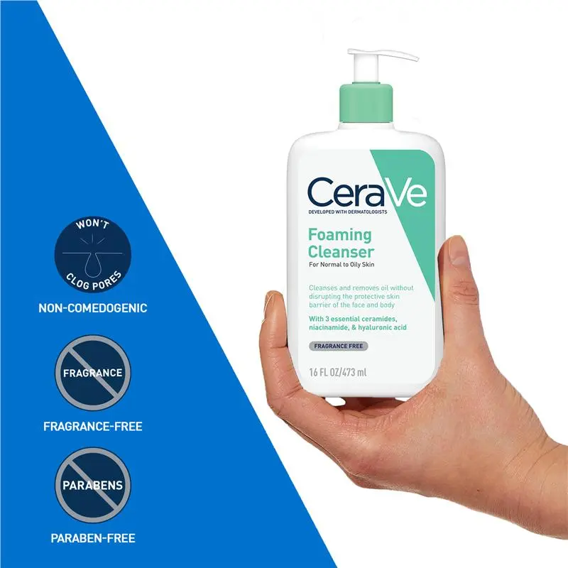 CeraVe Foaming Cleanser 473ml - Image 8
