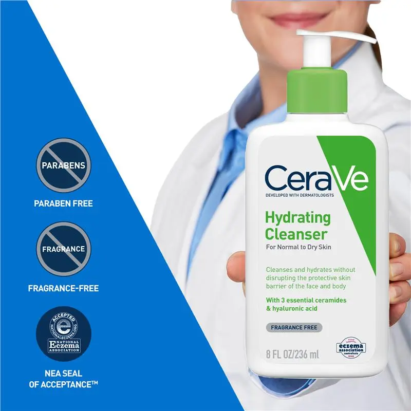 CeraVe Hydrating Cleanser 236ml - Image 8