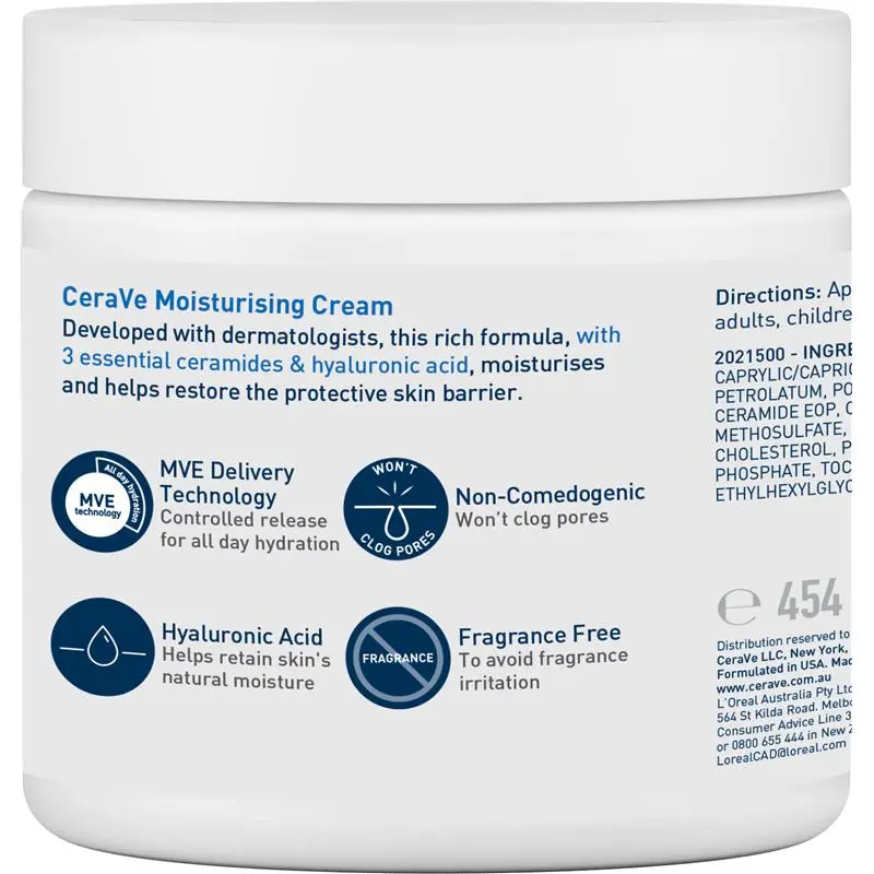 CeraVe Moisturising Cream 454g - Image 3