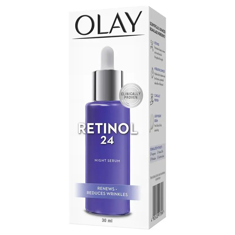 Olay Regenerist Retinol 24 Night Serum Fragrance Free 30ml - Image 3
