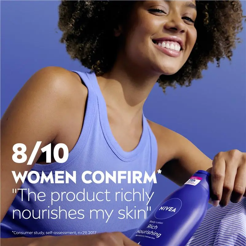 NIVEA Rich Nourishing Body Lotion 250ml - Image 8