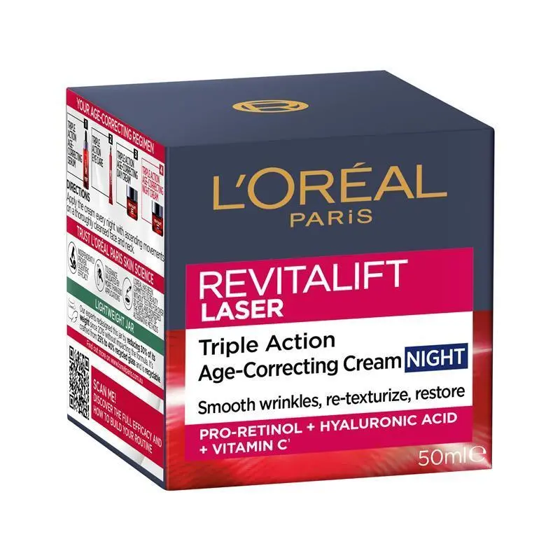 L'Oreal Paris Revitalift Laser x3 Night Cream 50ml