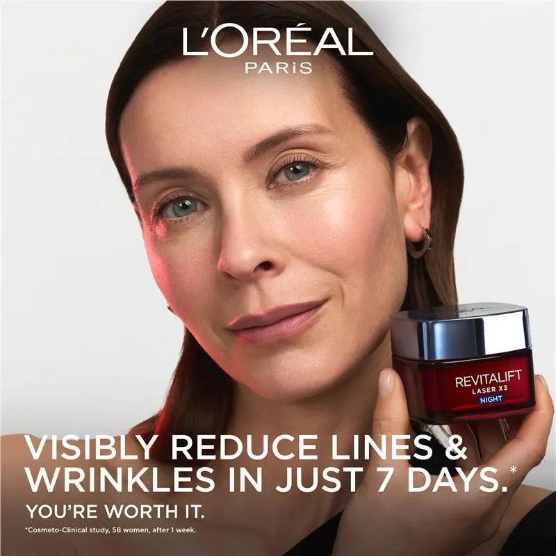 L'Oreal Paris Revitalift Laser x3 Night Cream 50ml - Image 4